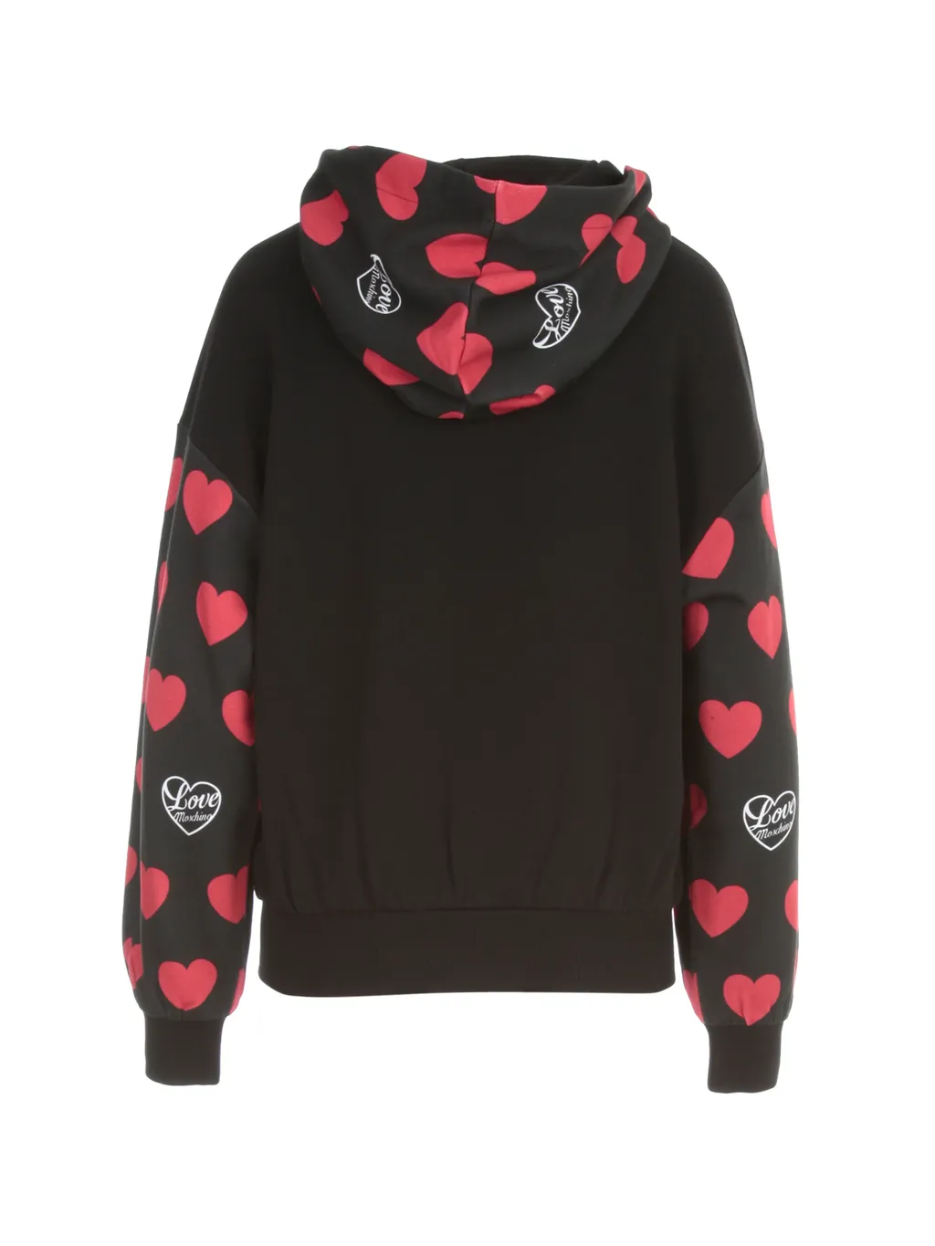 Heart-Logo Print Hoodie
