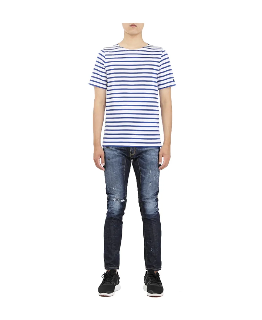 Striped Short-Sleeved T-Shirt