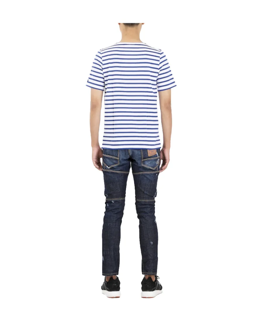 Striped Short-Sleeved T-Shirt