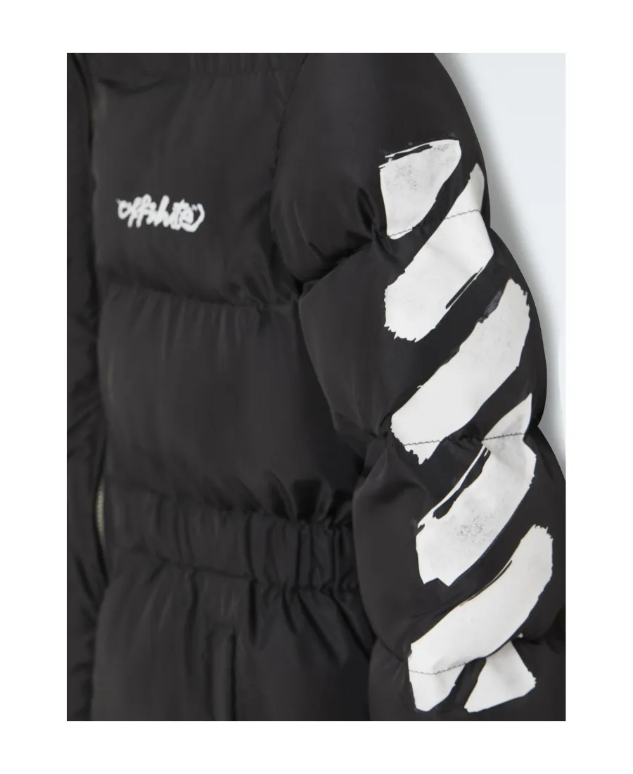 Off-White Kids Zip-Up Puffer Jacket