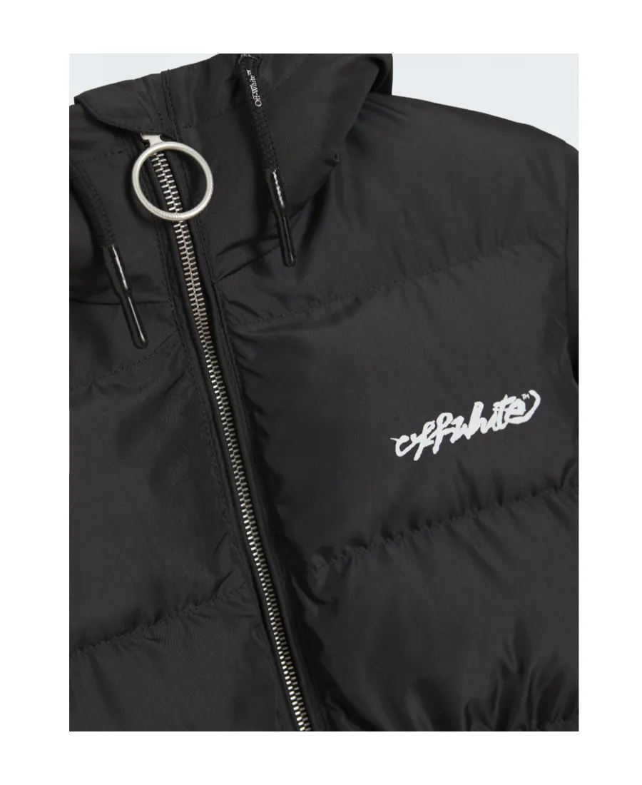 Off-White Kids Zip-Up Puffer Jacket