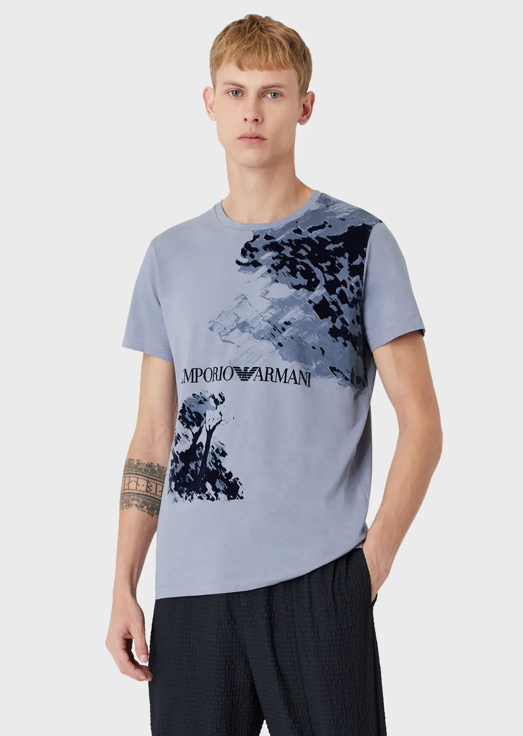 Printed T-Shirt With Round Neck