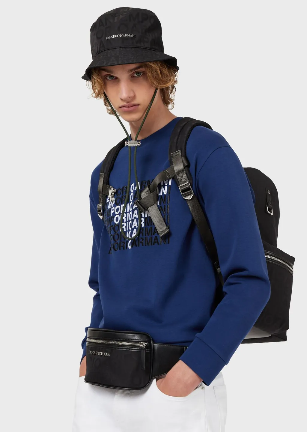 Logo-Printed Round-Neck Sweater