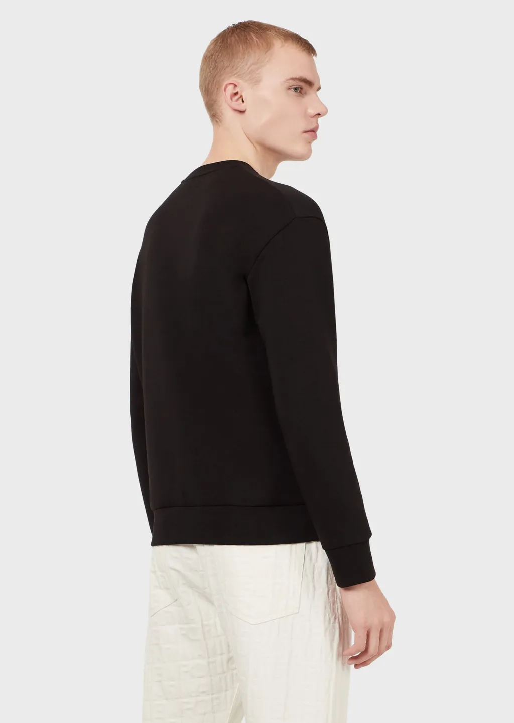 Logo-Printed Round-Neck Sweater