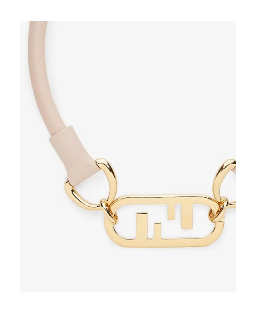 Logo Details Necklace