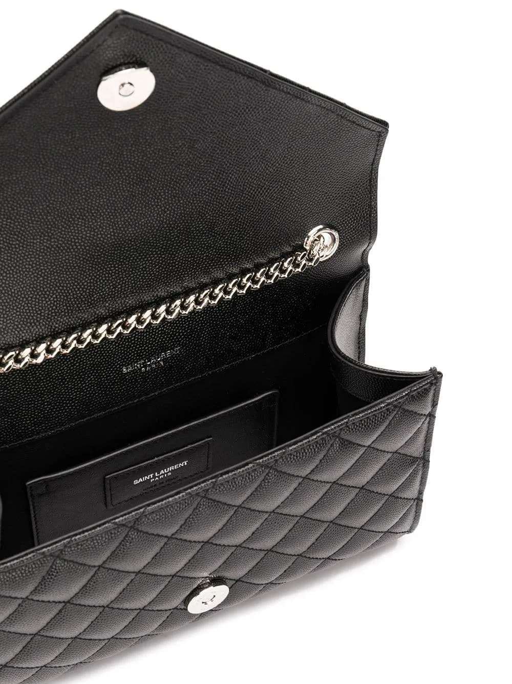 Saint Laurent Envelope Matelassé Small Crossbody Bag