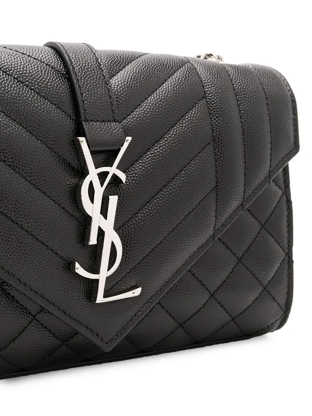 Saint Laurent Envelope Matelassé Small Crossbody Bag