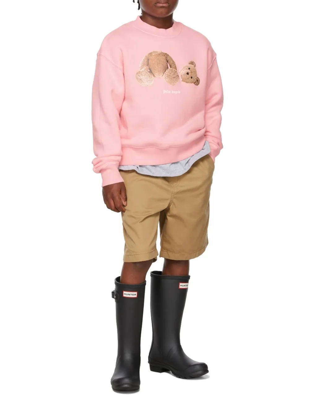 Palm Angels Kids Teddy Bear Printed Sweatshirt