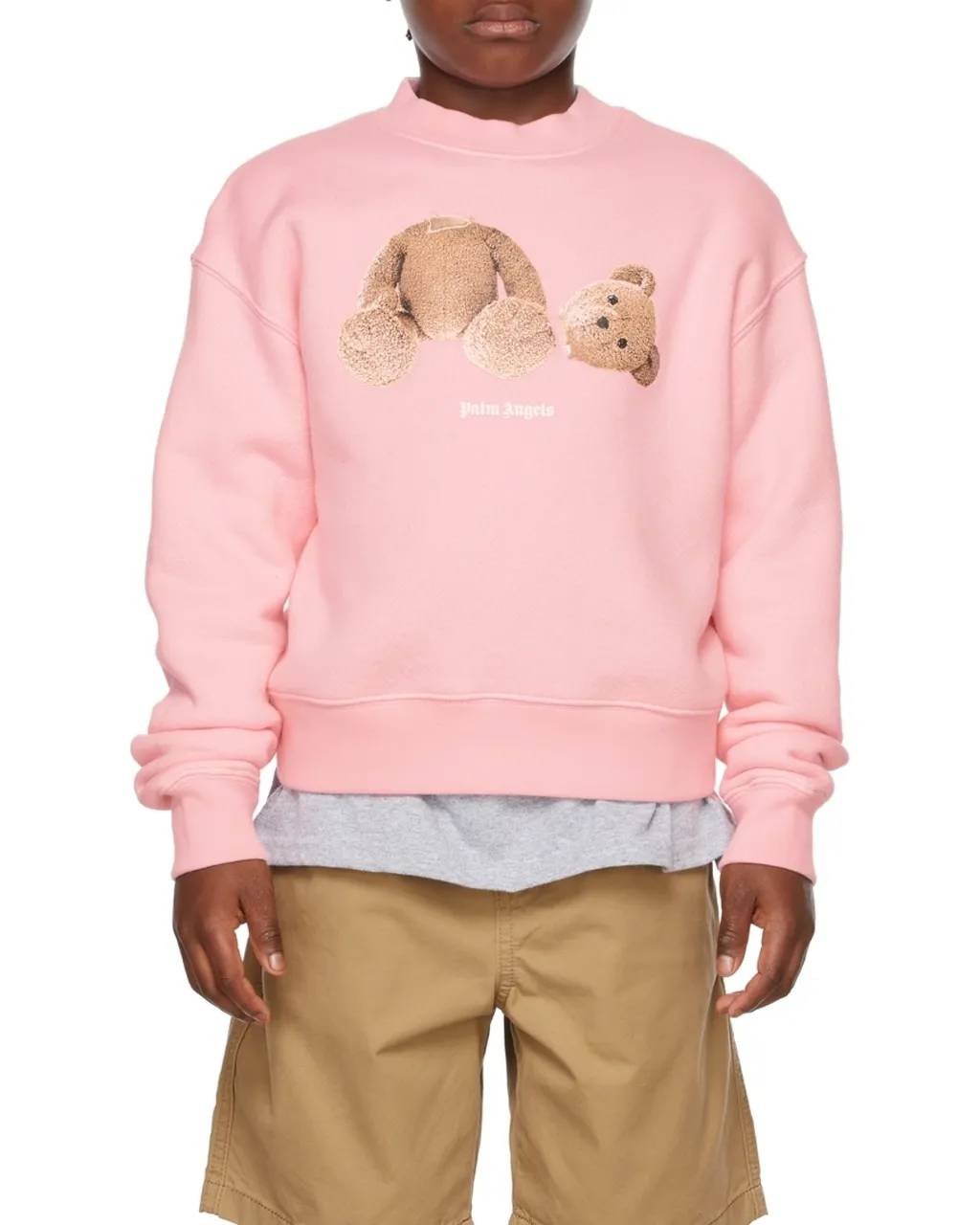 Palm Angels Kids Teddy Bear Printed Sweatshirt