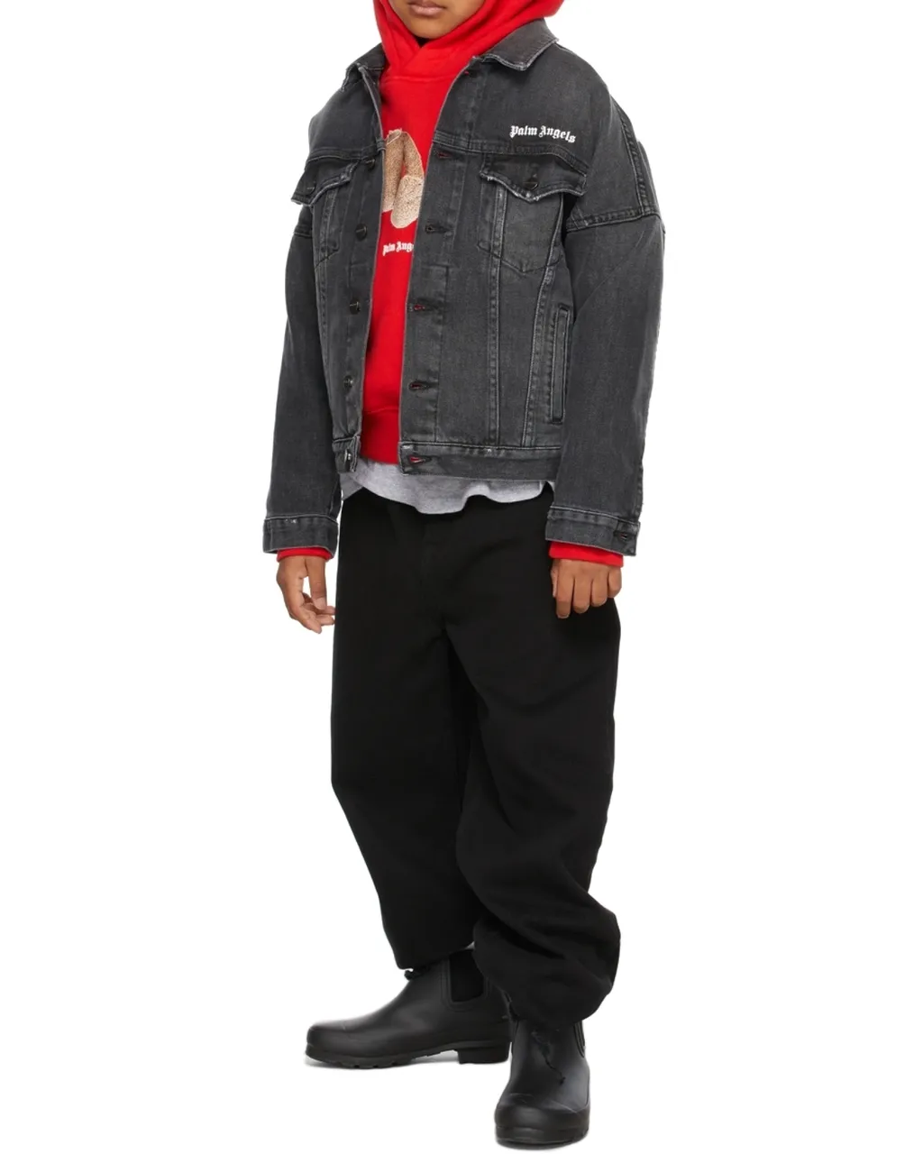 Logo-Print Denim Jacket