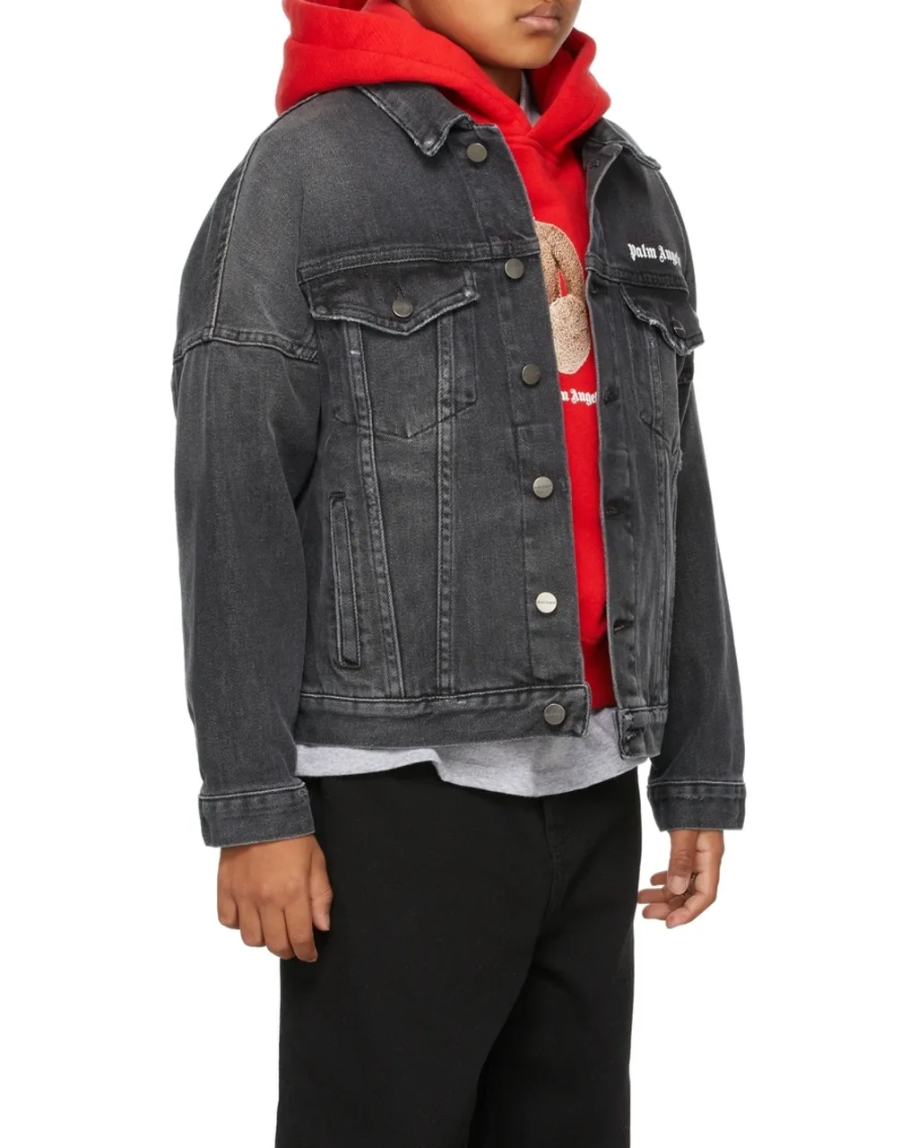 Logo-Print Denim Jacket
