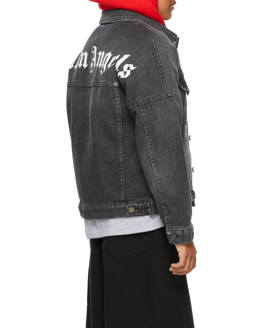 Logo-Print Denim Jacket