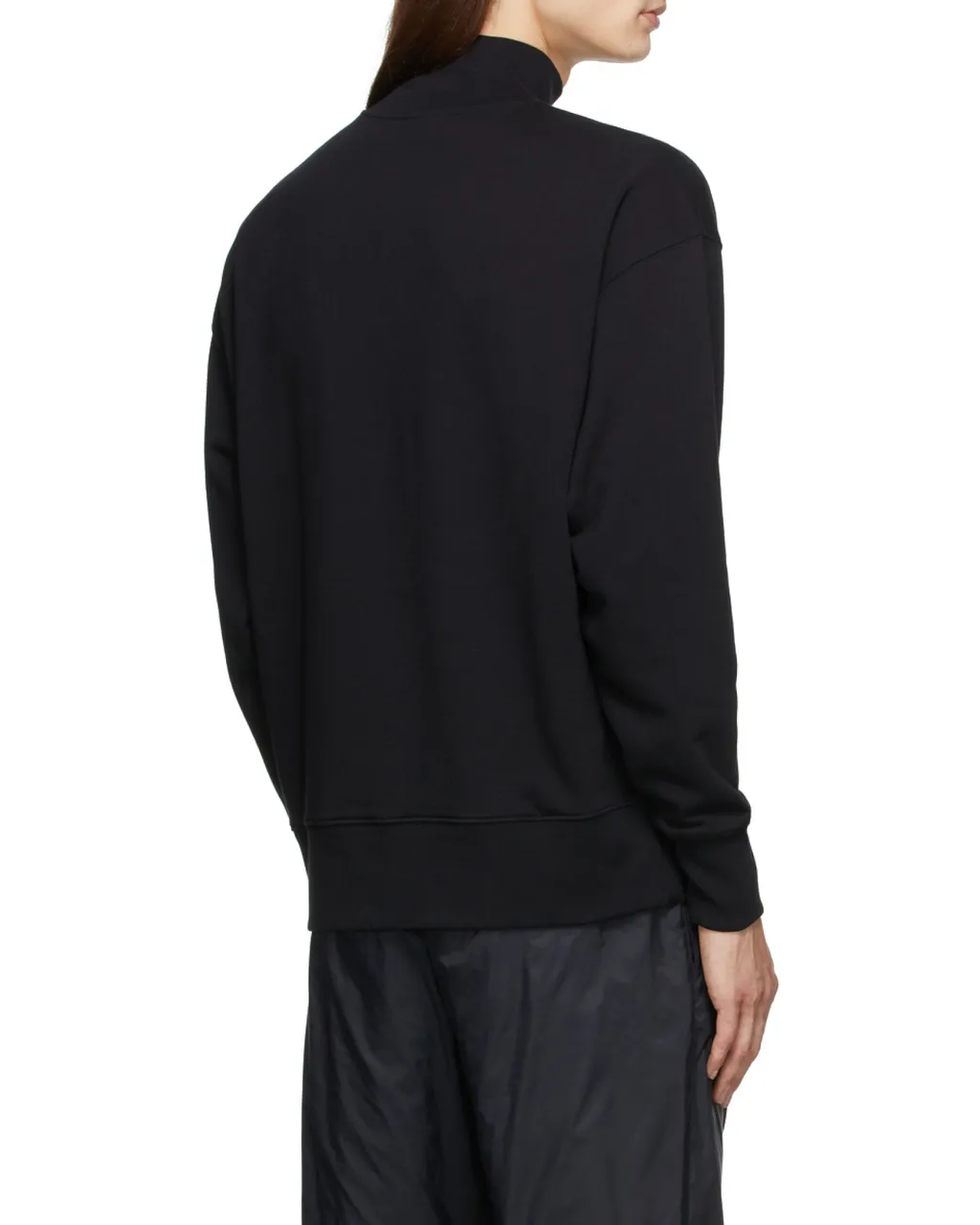Msgm Logo Printed High Neck Sweatshirt