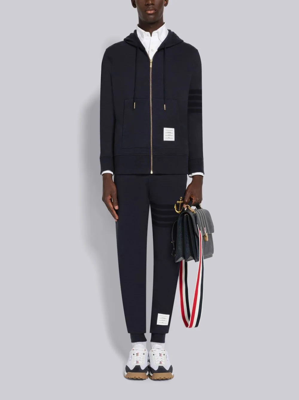 Thom Browne Anchor Embroidered Trackpants