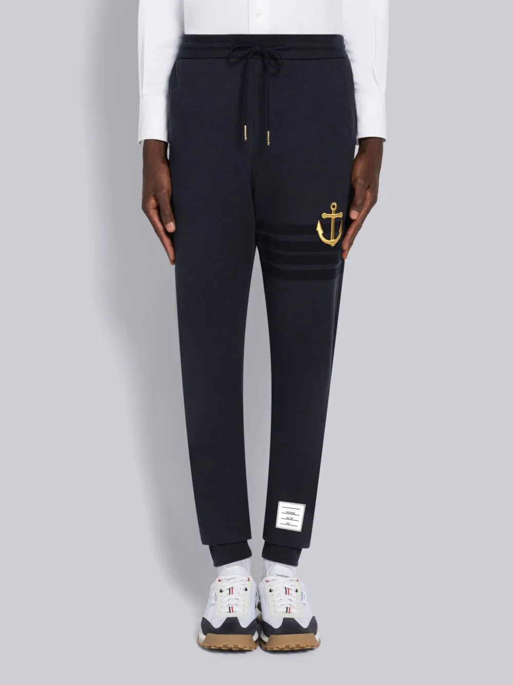 Thom Browne Anchor Embroidered Trackpants