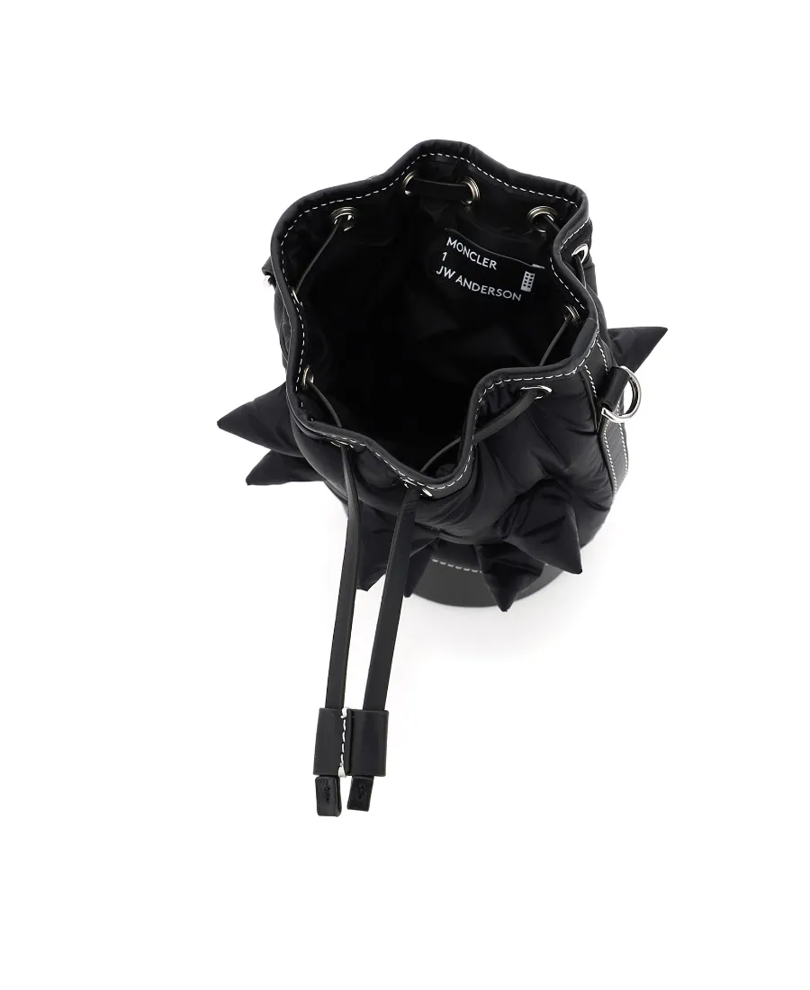 Black Riveted Shoulder Bag