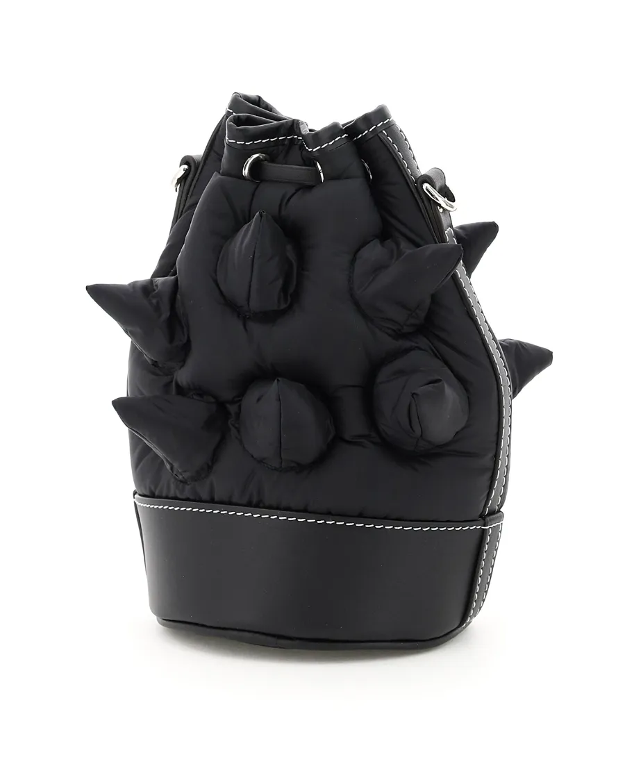 Black Riveted Shoulder Bag