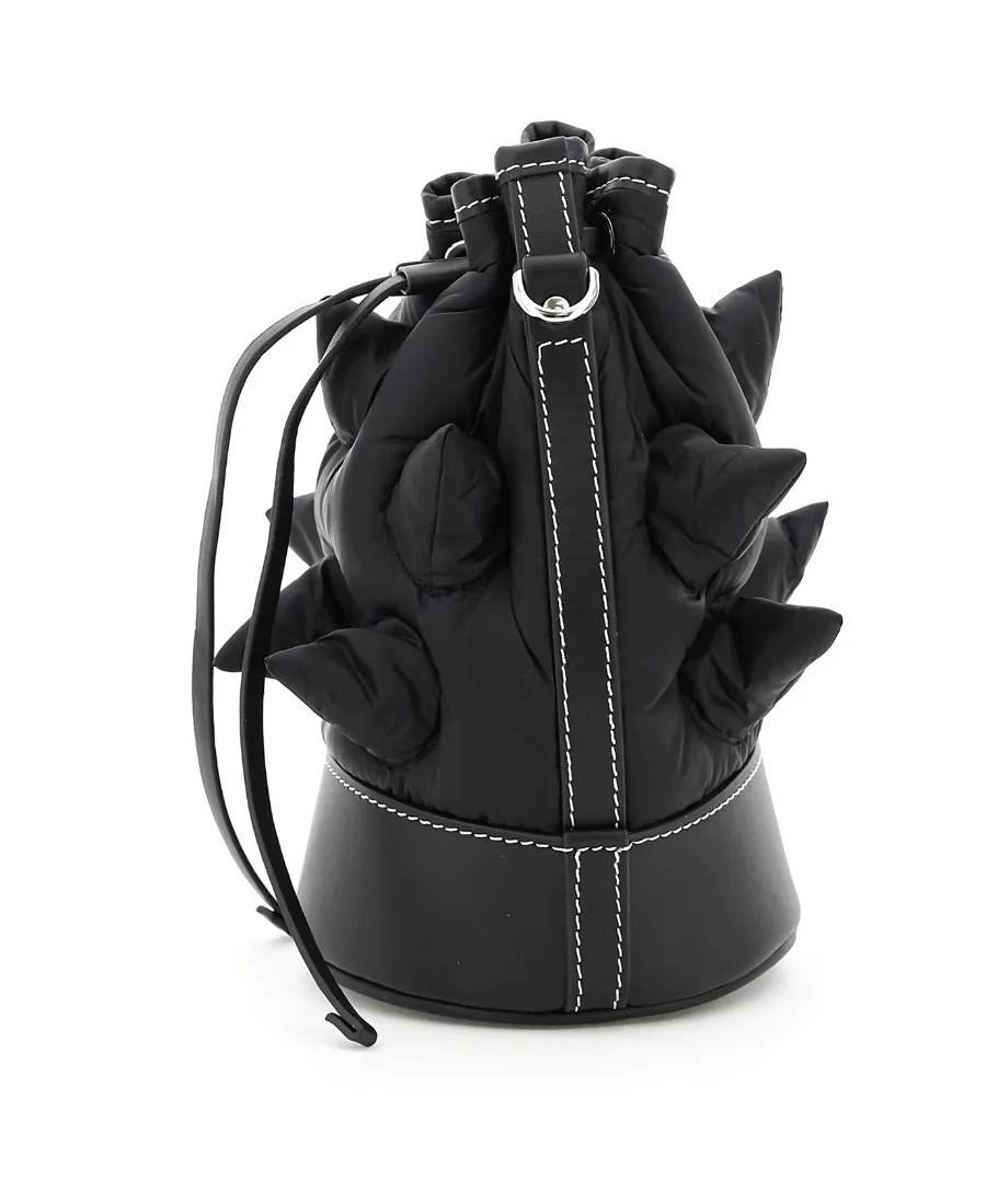 Black Riveted Shoulder Bag