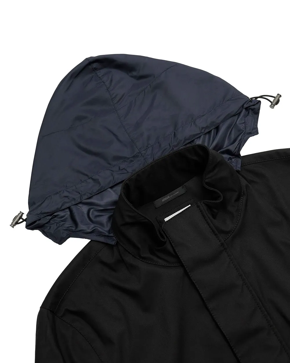 Removable Hat Logo Coat