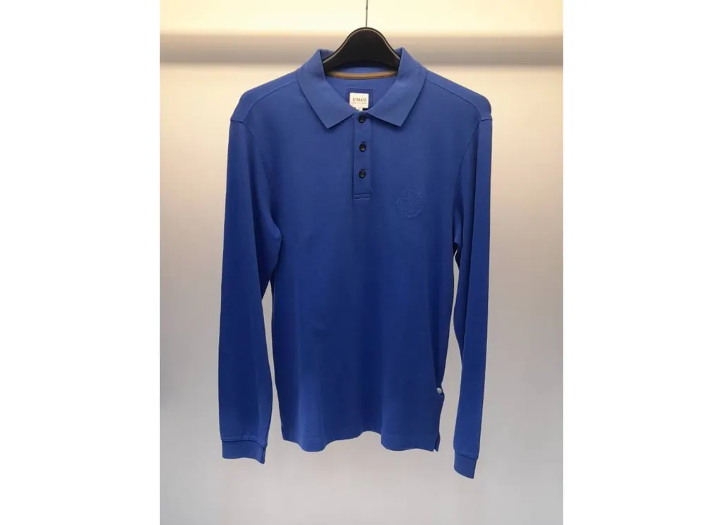 Logo Long-Sleeved Polo Shirt