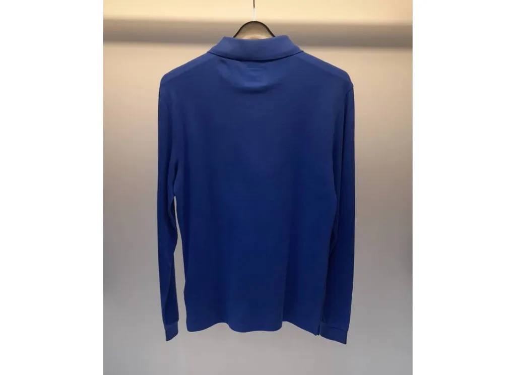 Logo Long-Sleeved Polo Shirt