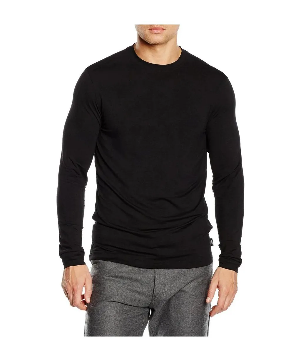 T-Shirt With Round Neck And Long Sleeves