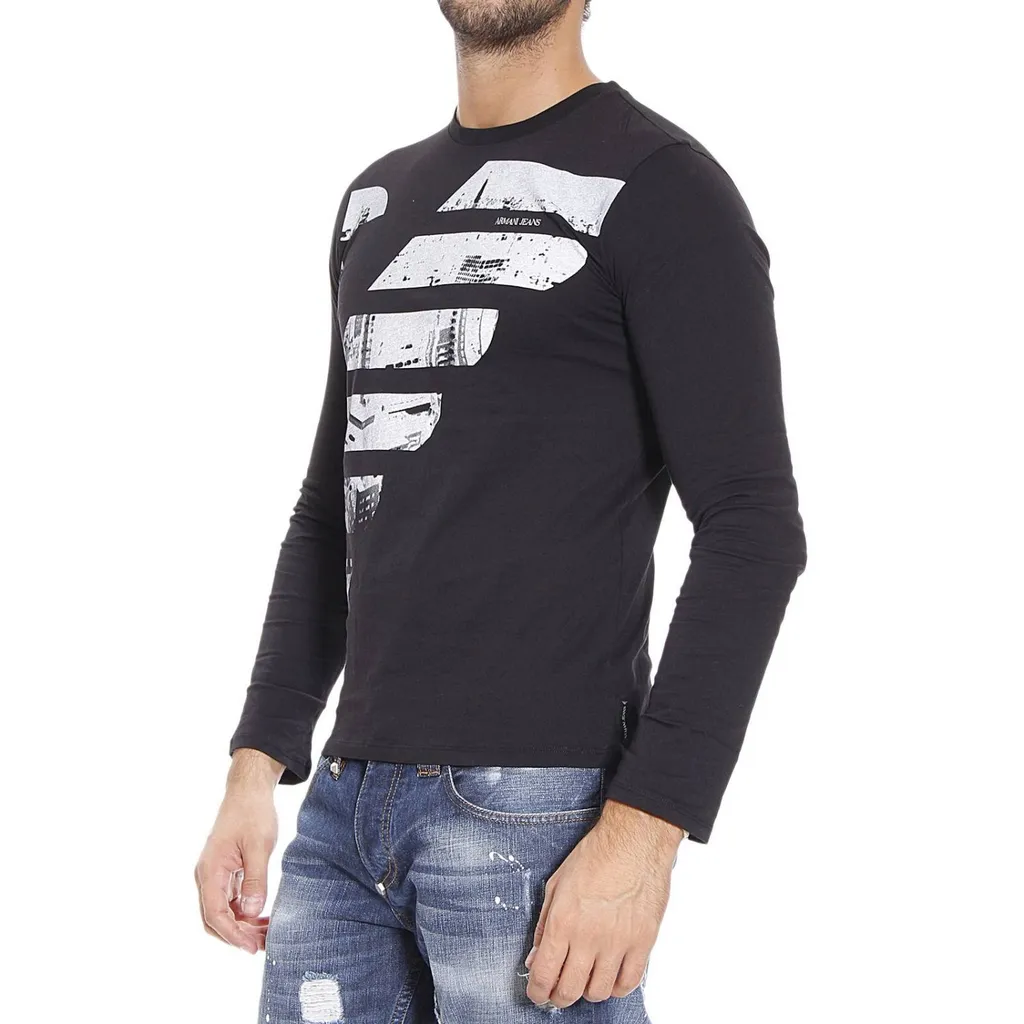 Long-Sleeved Printed T-Shirt