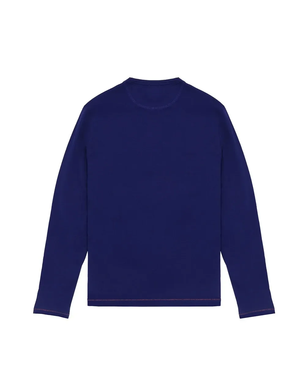 T-Shirt With Round Neck And Long Sleeves