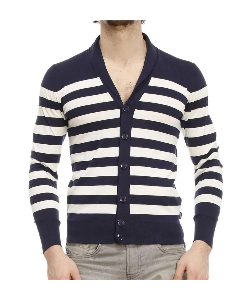 Striped Knitted Cardigan
