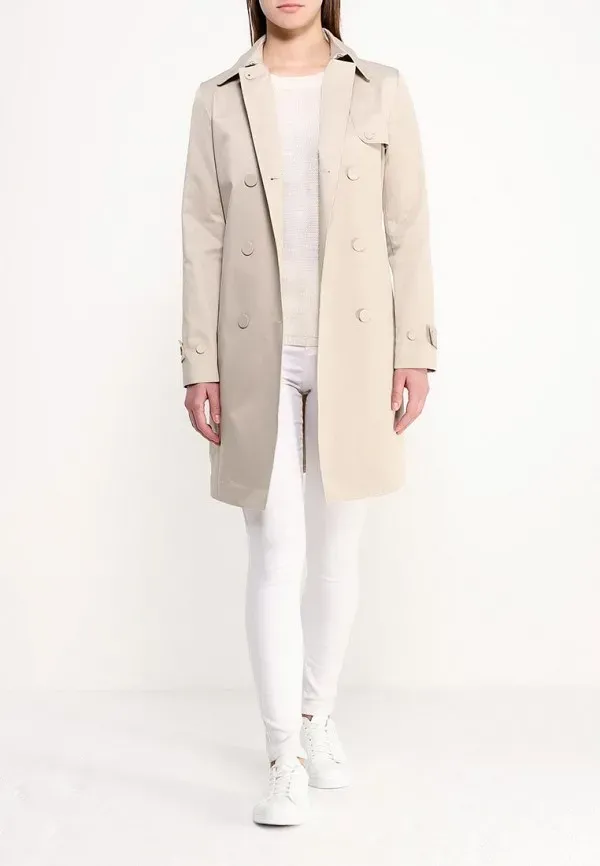 Lapel Belt Trench Coat