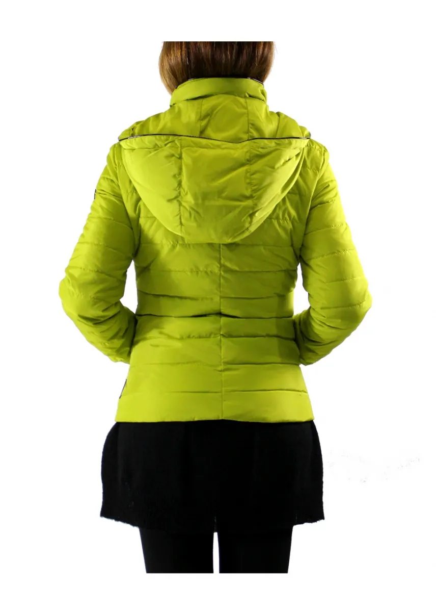 Logo Hooded Down Jacket