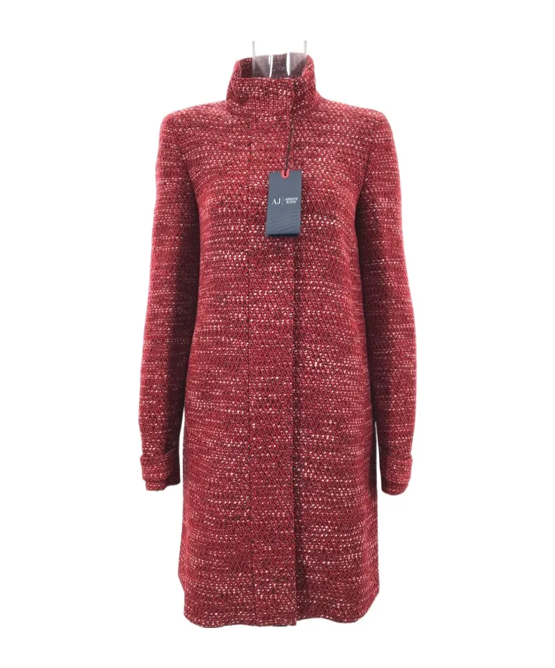 High-Necked Long-Sleeved Coat