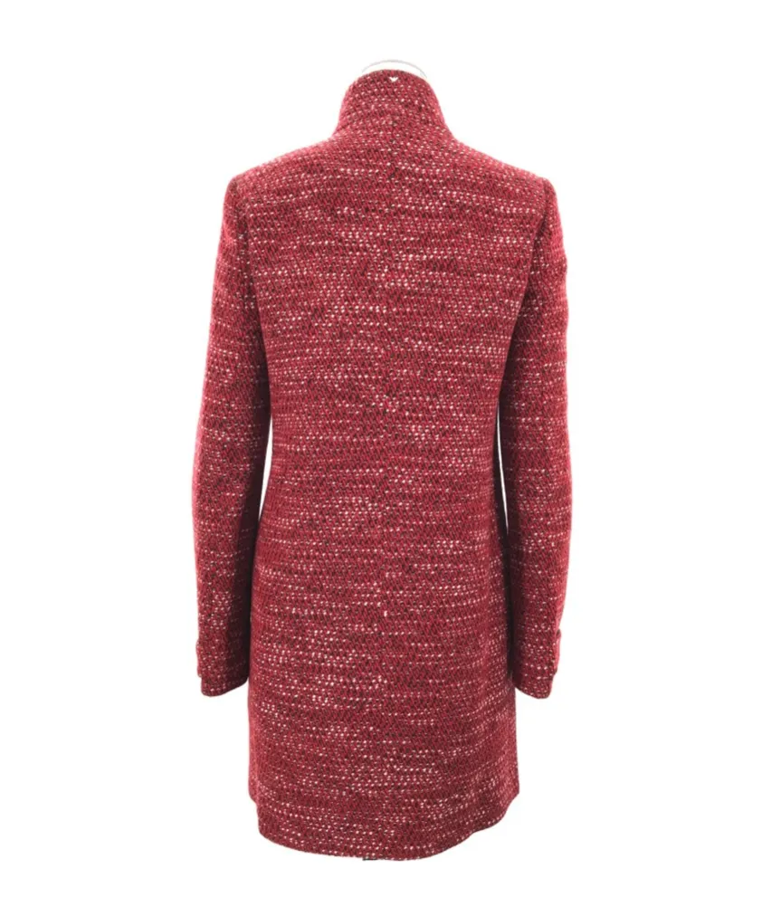 High-Necked Long-Sleeved Coat