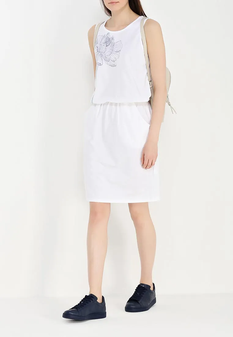 Sleeveless Printed Dress