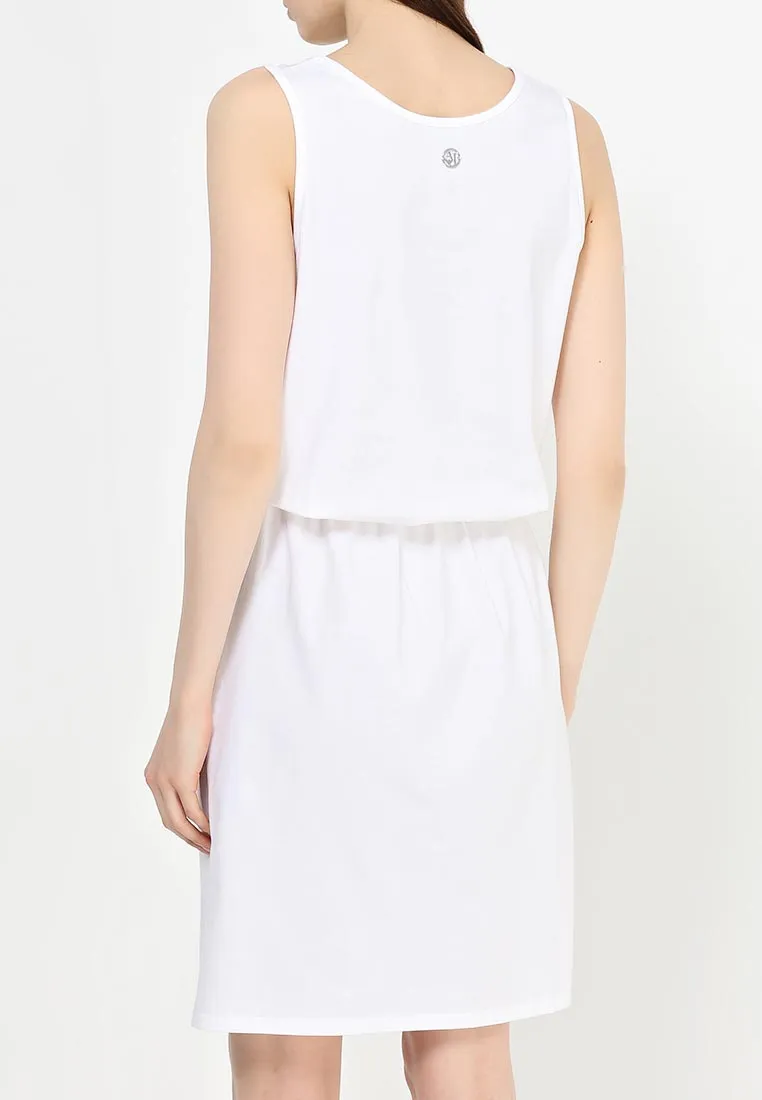 Sleeveless Printed Dress