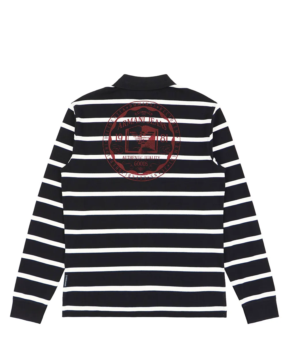 Logo Striped Polo Shirt