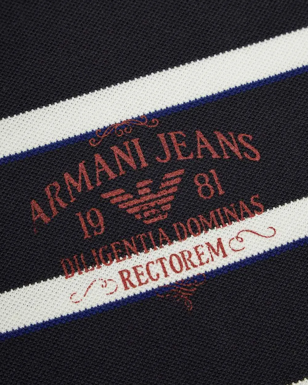 Logo Striped Polo Shirt