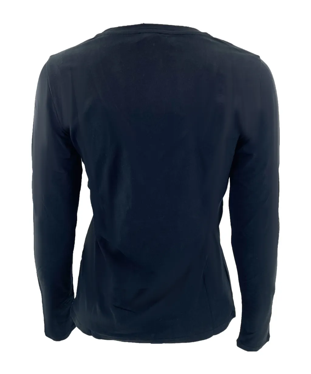V-Neck Long-Sleeved T-Shirt