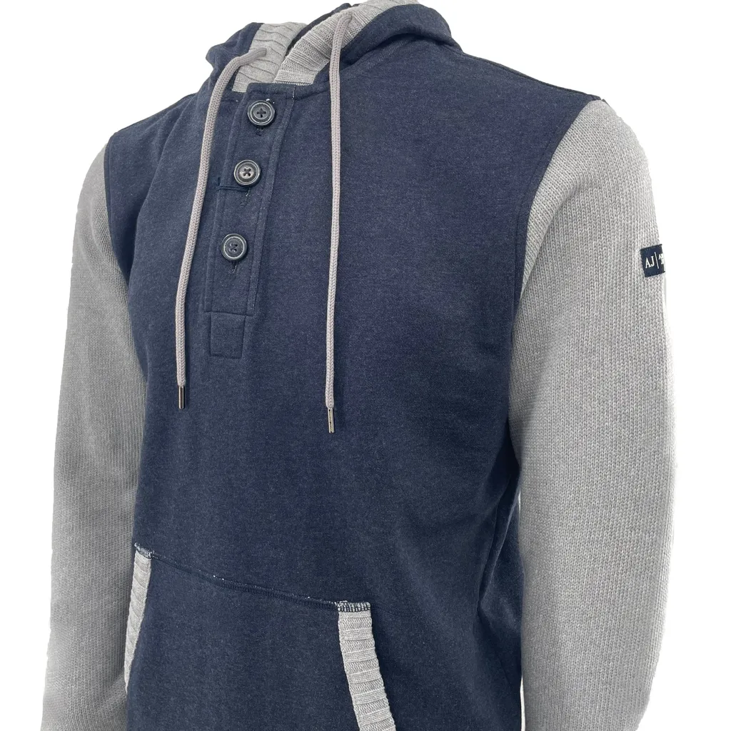 Hooded Long-Sleeved Sweater