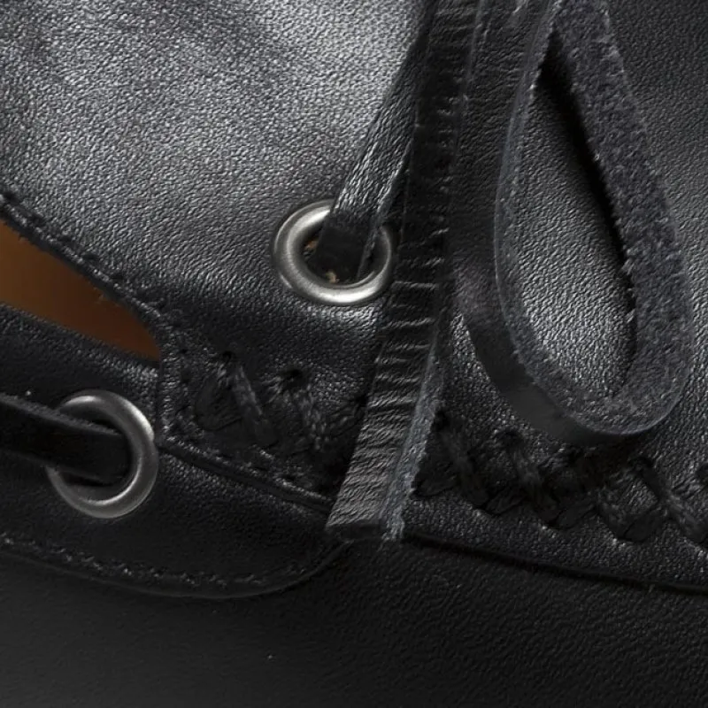 Logo Details Business Casual Shoes