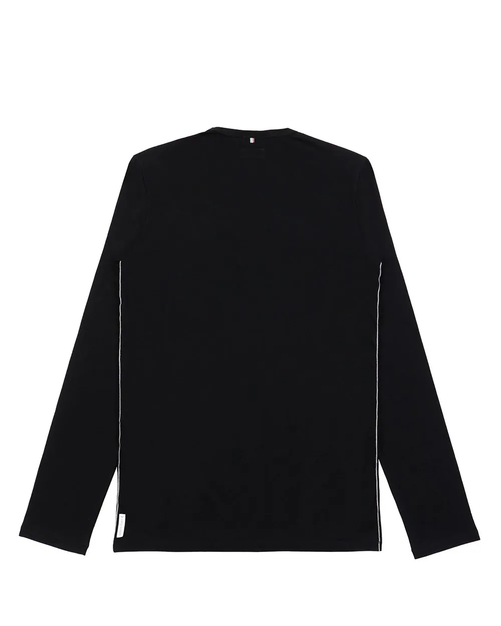 T-Shirt With Round Neck And Long Sleeves