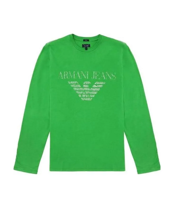 T-Shirt With Round Neck And Long Sleeves