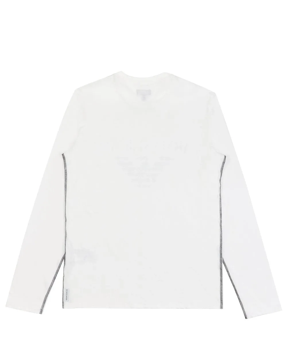 Round Collar And Long-Sleeved T-Shirt