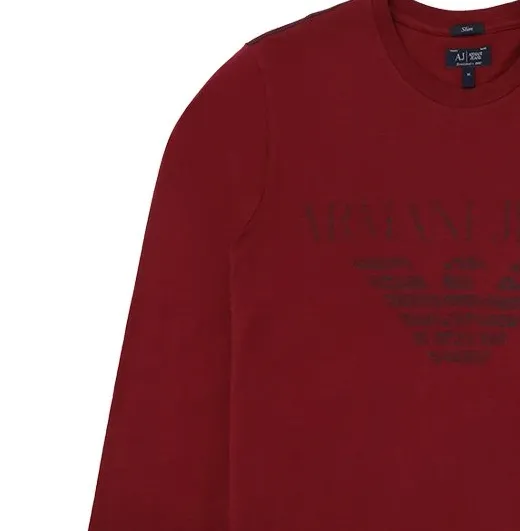 T-Shirt With Round Neck And Long Sleeves