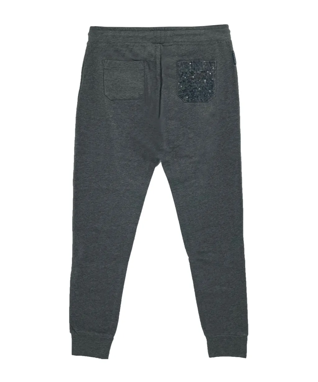 Drawstring Waist-Edge Sweatpants