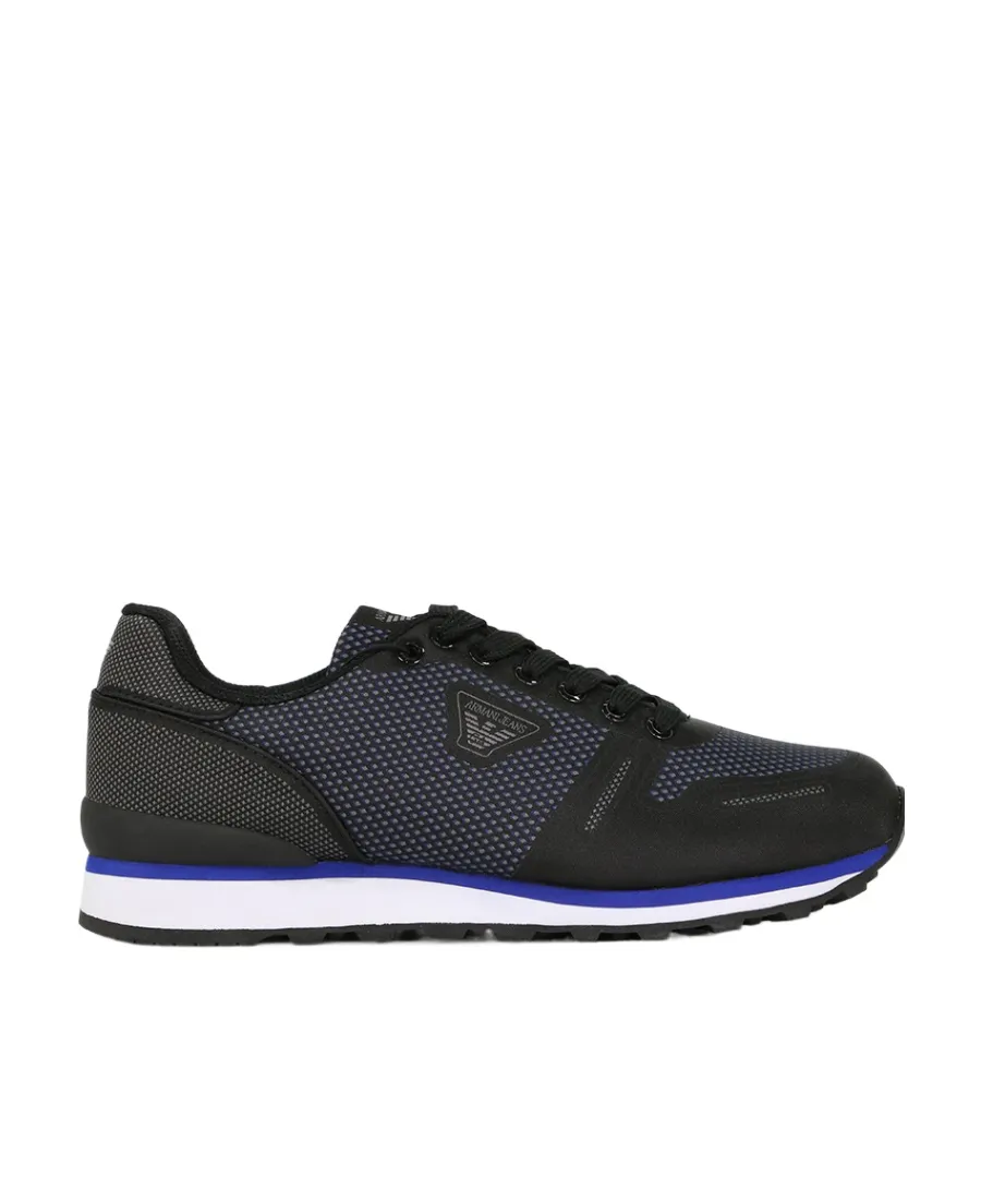 Stitching Lace-Up Casual Sneakers