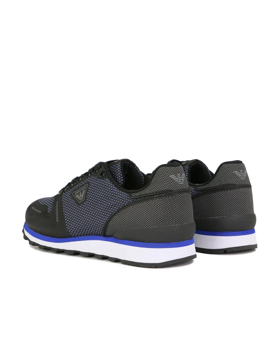 Stitching Lace-Up Casual Sneakers