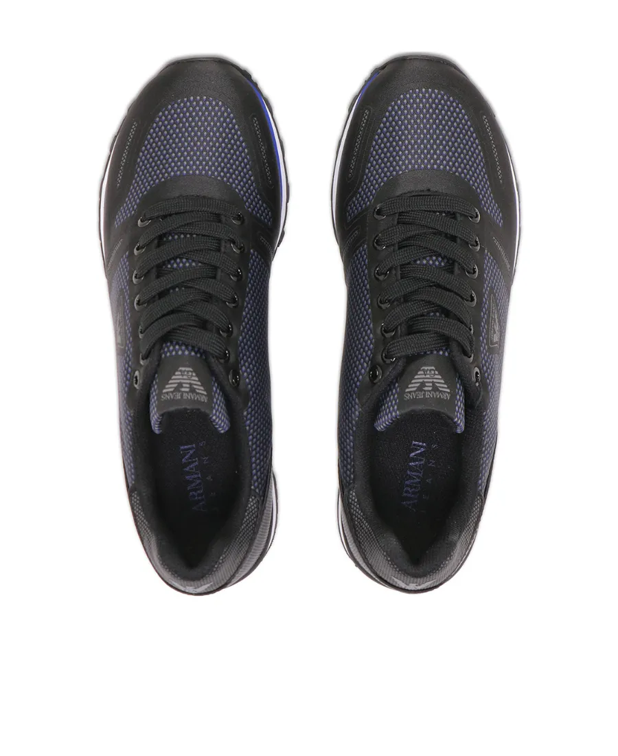 Stitching Lace-Up Casual Sneakers