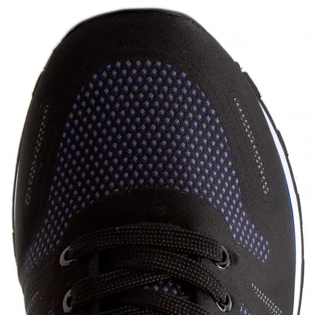 Stitching Lace-Up Casual Sneakers