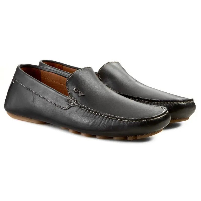 Logo Details Business Casual Shoes